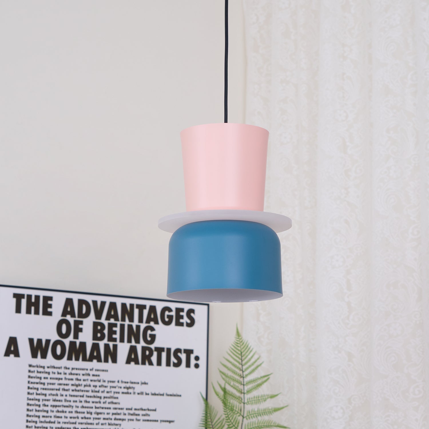 Vespece Acrylic Minimalistic Pendant Light-Neutral Decor
