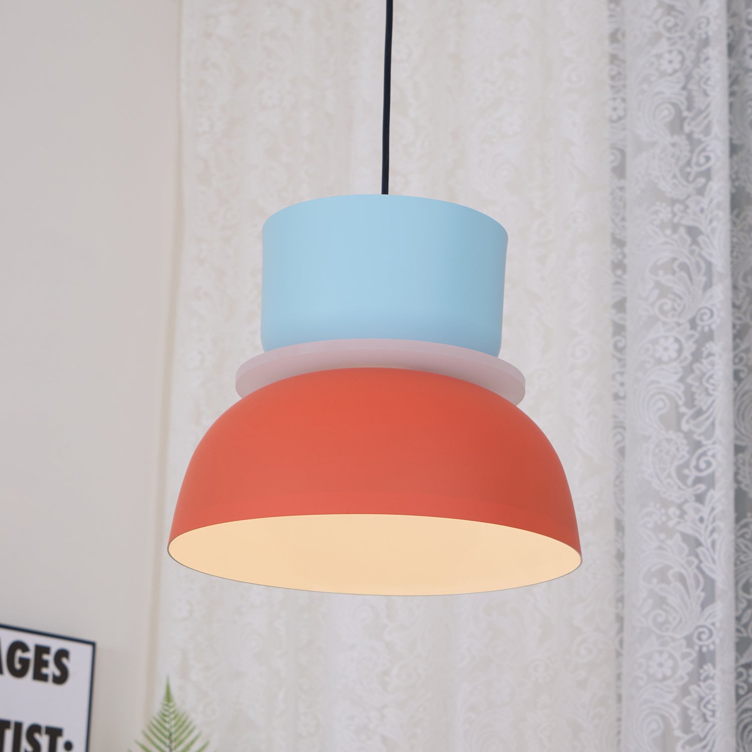Vespece Acrylic Minimalistic Pendant Light-Neutral Decor