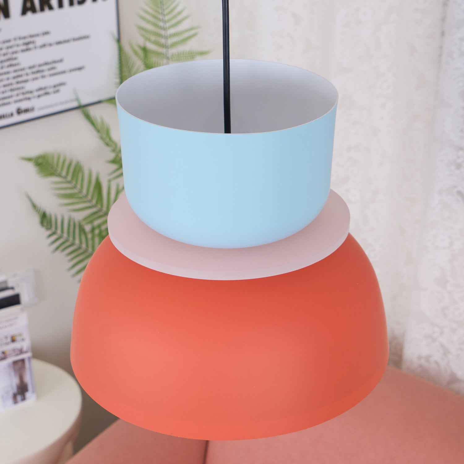Vespece Acrylic Minimalistic Pendant Light-Neutral Decor