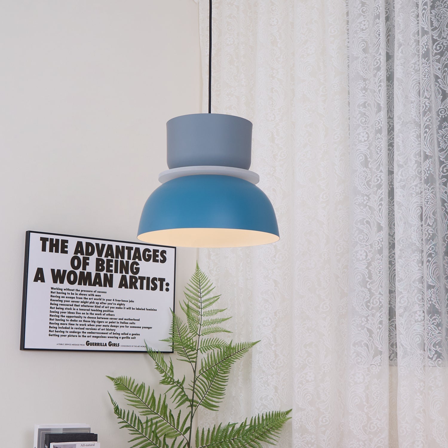 Vespece Acrylic Minimalistic Pendant Light-Neutral Decor