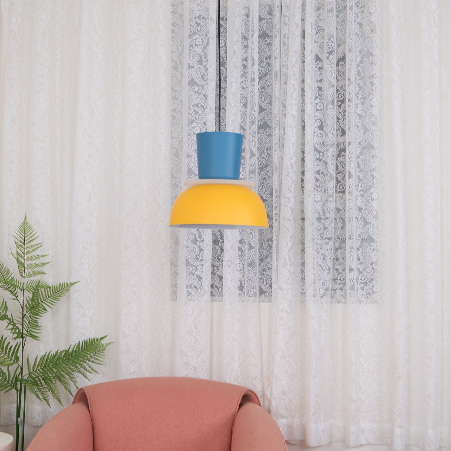 Vespece Acrylic Minimalistic Pendant Light-Neutral Decor