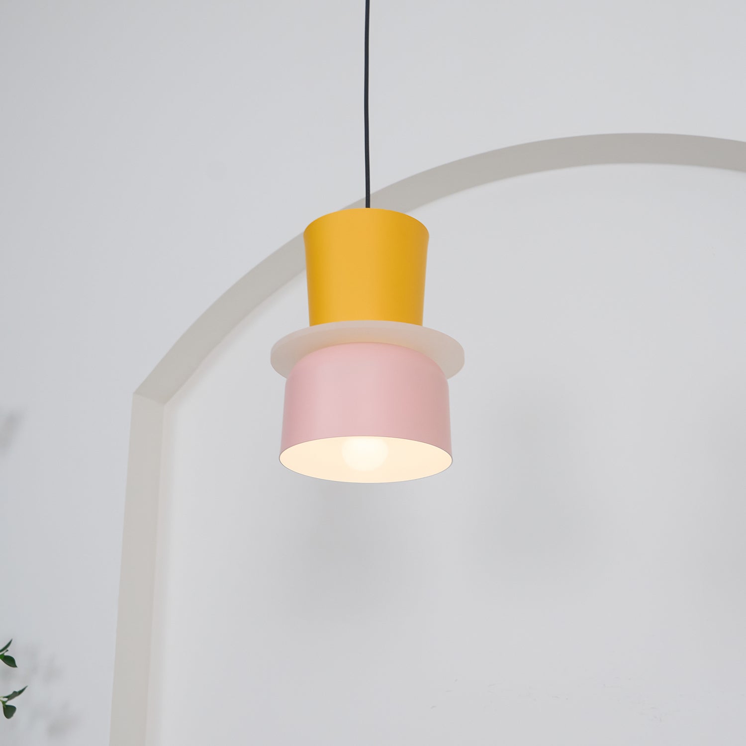 Vespece Acrylic Minimalistic Pendant Light-Neutral Decor