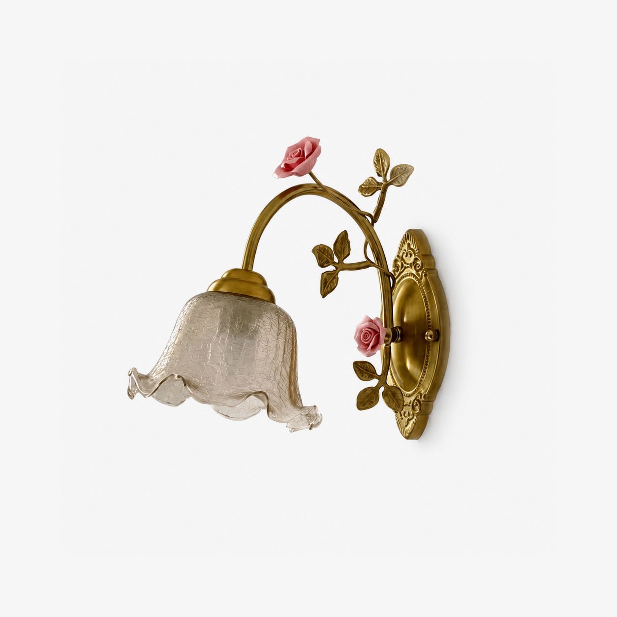 Evamarie Rose Wall Sconce-Neutral Decor