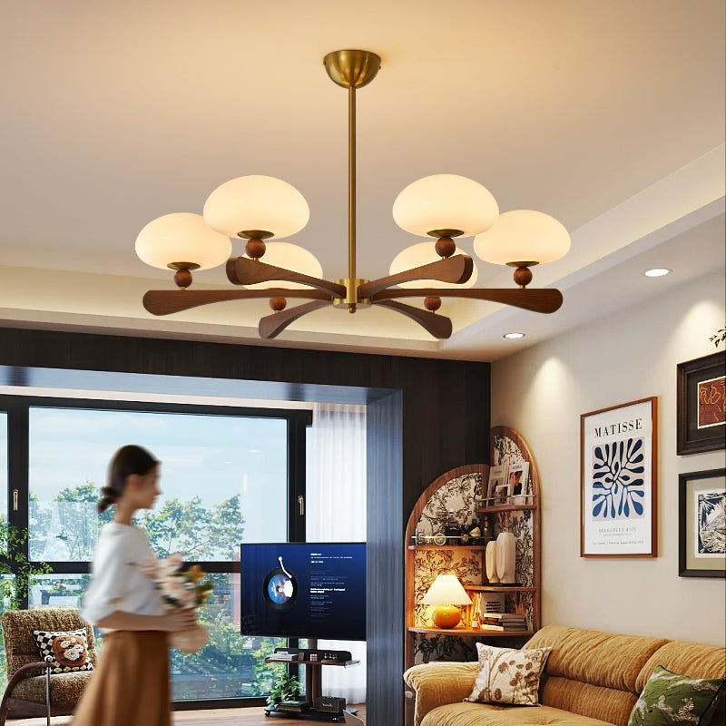Evander Ray Chandelier-Neutral Decor