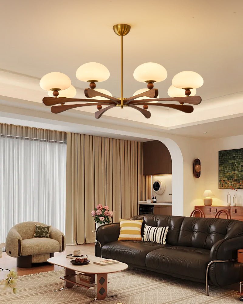 Evander Ray Chandelier-Neutral Decor