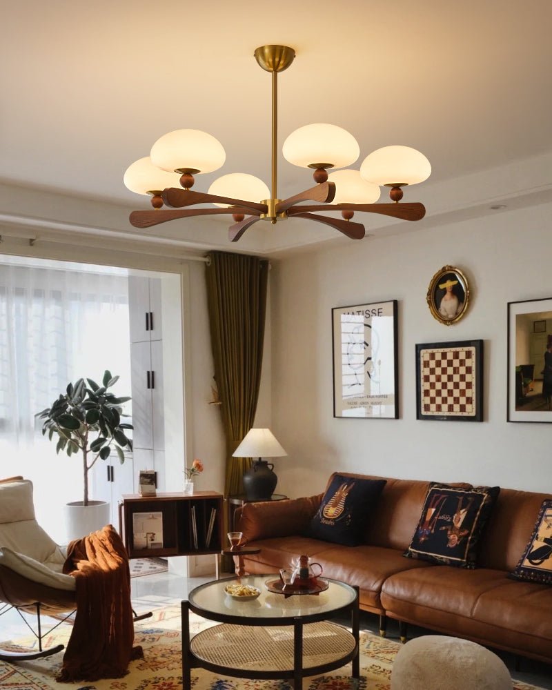 Evander Ray Chandelier-Neutral Decor