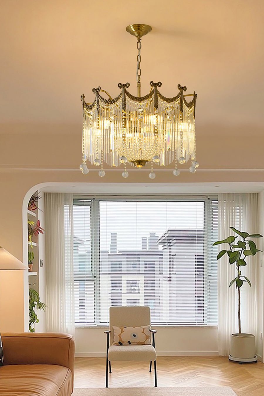 Eraeora Postmodern Luxury Crystal Chandelier-Neutral Decor