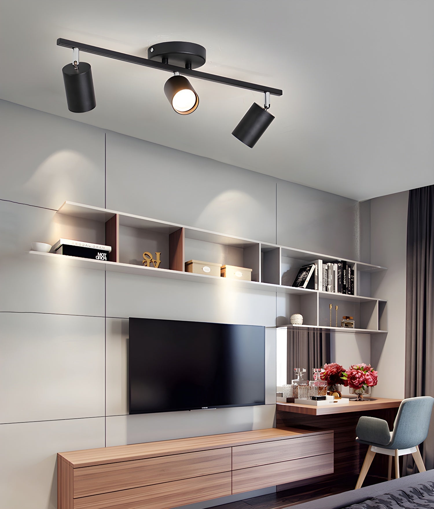 Yethen Aluminum Contemporary Ceiling Light-Neutral Decor