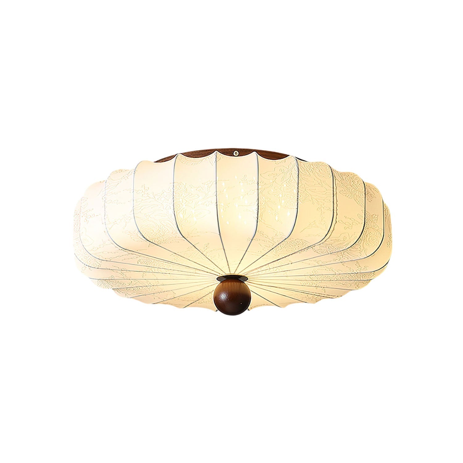 Lotus Fabric Fashion Ceiling Light-Neutral Decor