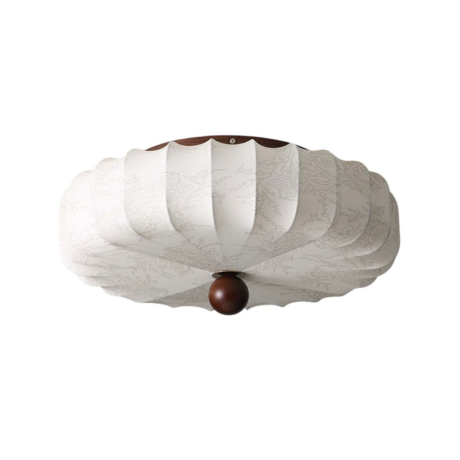 Lotus Fabric Fashion Ceiling Light-Neutral Decor