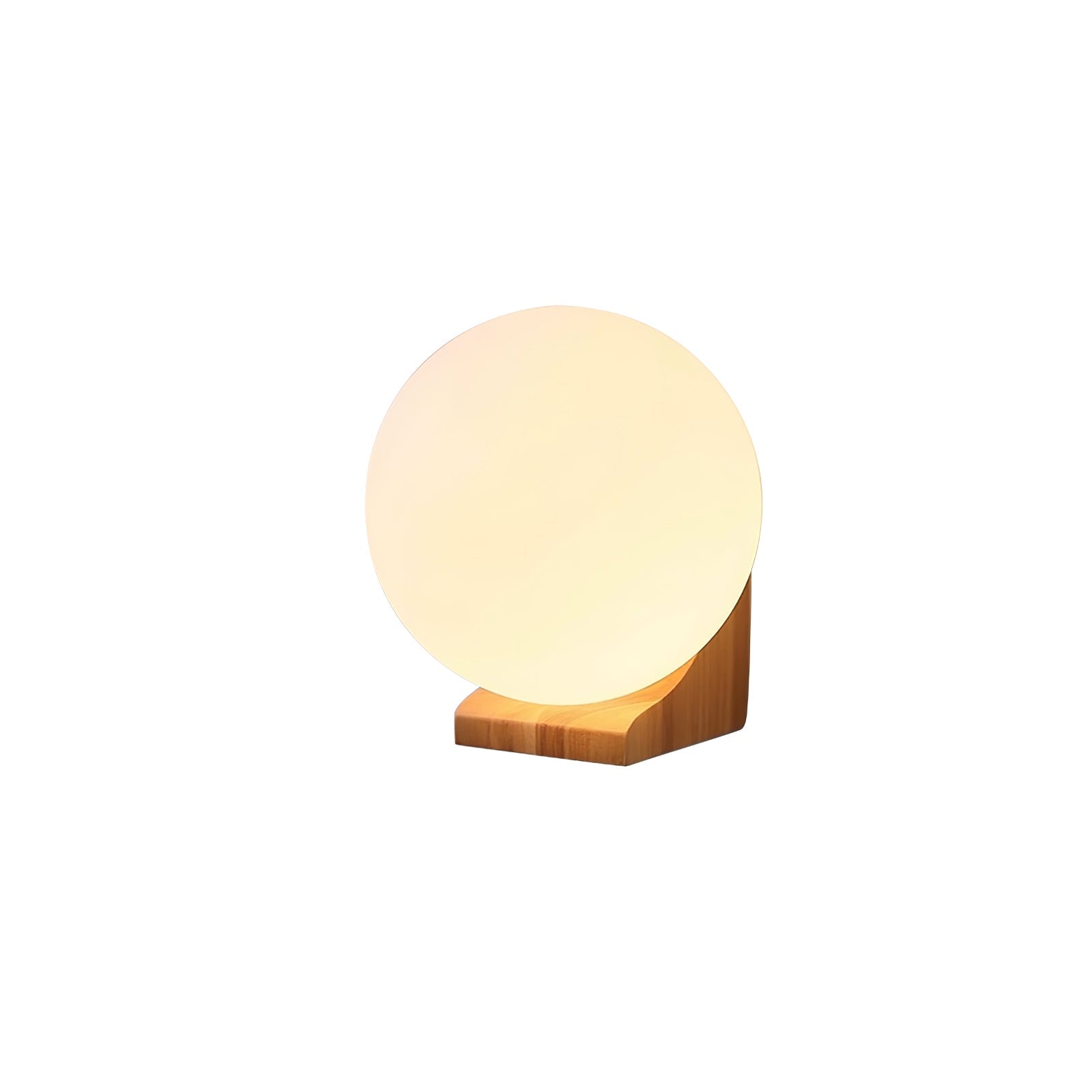 Icarara Modern Minimalist Orb Wood Glass Wall Lamp-Neutral Decor
