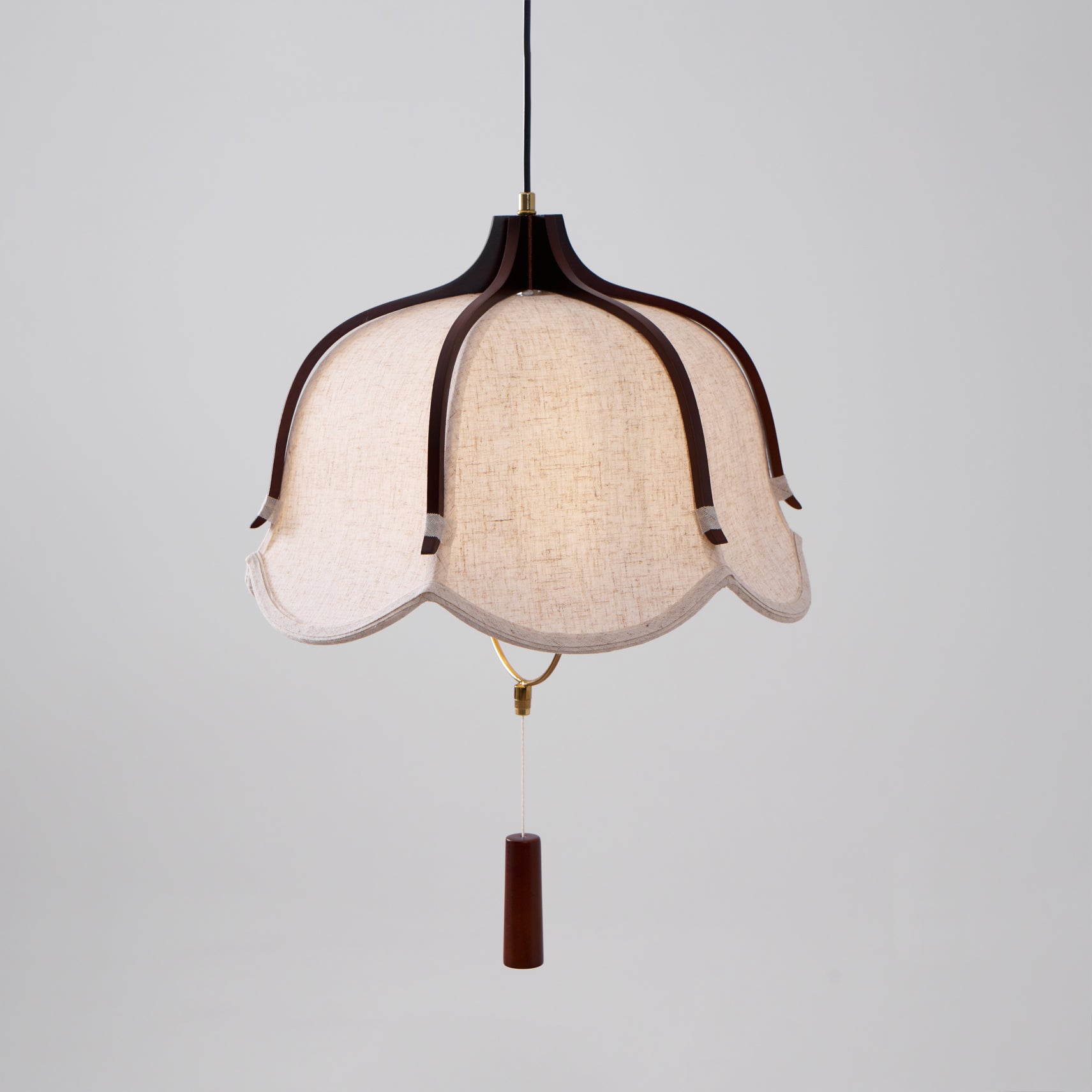 Lustra Pendant Lamp Lantern Modern Fabric-Neutral Decor