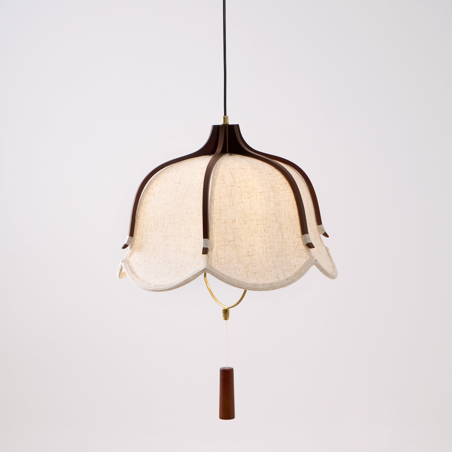 Lustra Pendant Lamp Lantern Modern Fabric-Neutral Decor