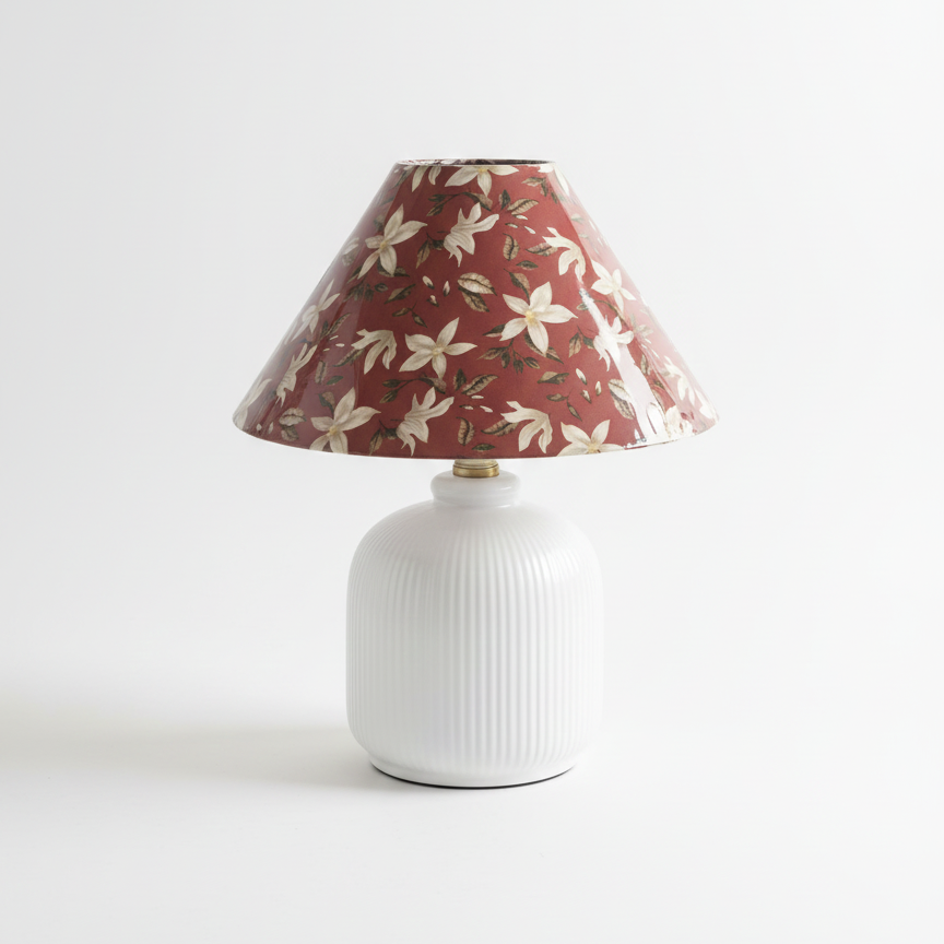 Willow Floral Table Lamp