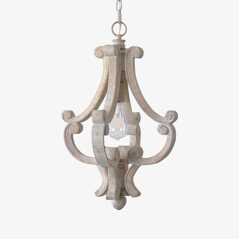 Lavior Wooden Glam Pendant Light-Neutral Decor