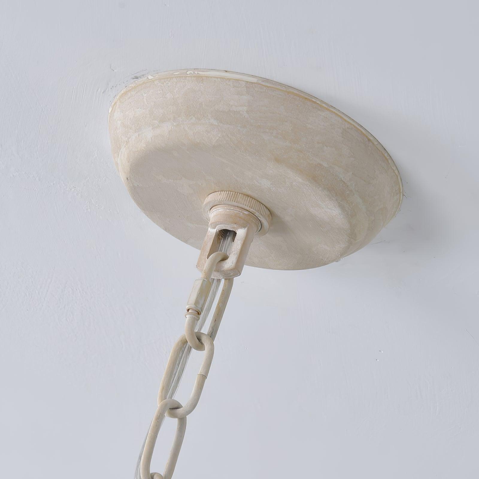 Lavior Wooden Glam Pendant Light-Neutral Decor