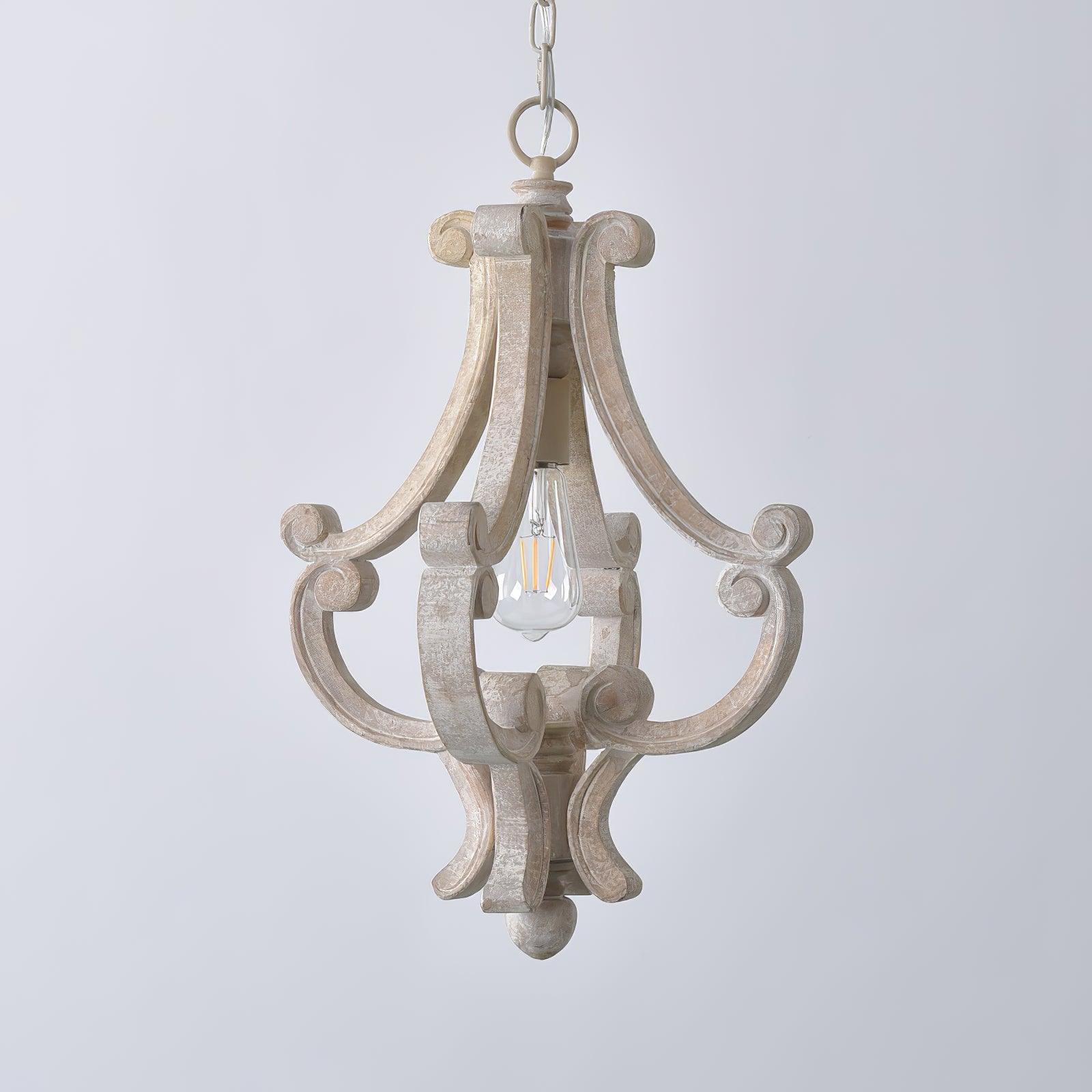 Lavior Wooden Glam Pendant Light-Neutral Decor