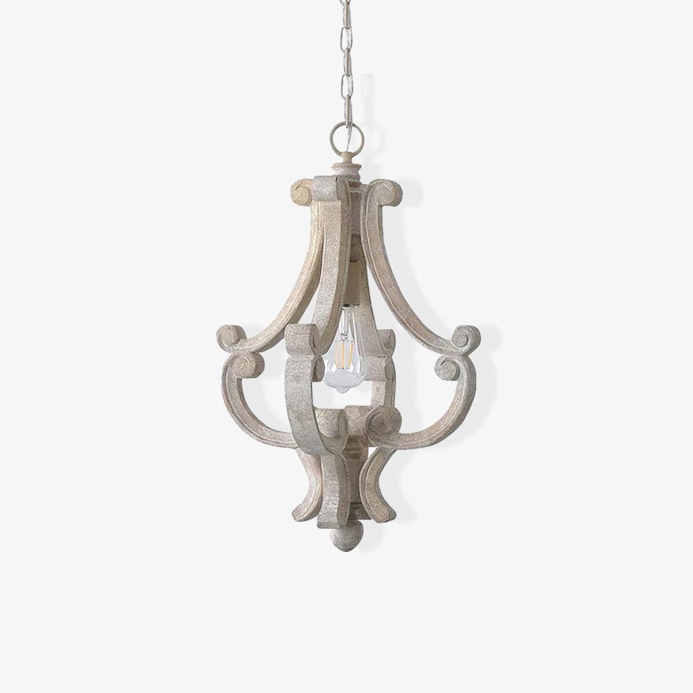 Lavior Wooden Glam Pendant Light-Neutral Decor