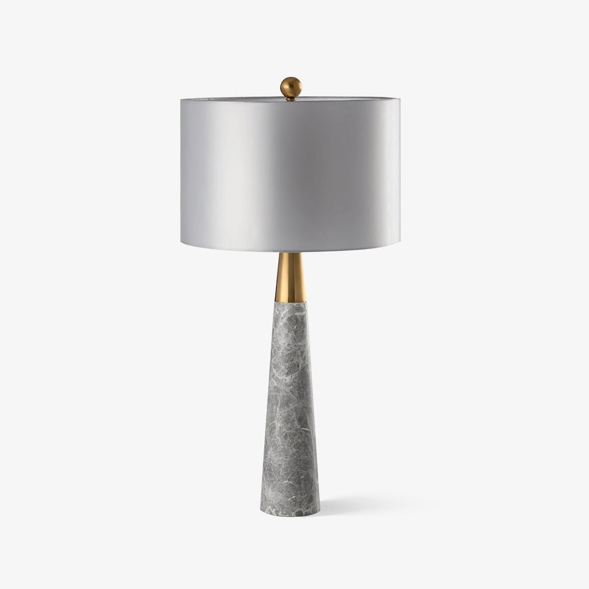 Yeth Marble Fabric Table Lamp-Neutral Decor