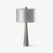 Yeth Marble Fabric Table Lamp-Neutral Decor