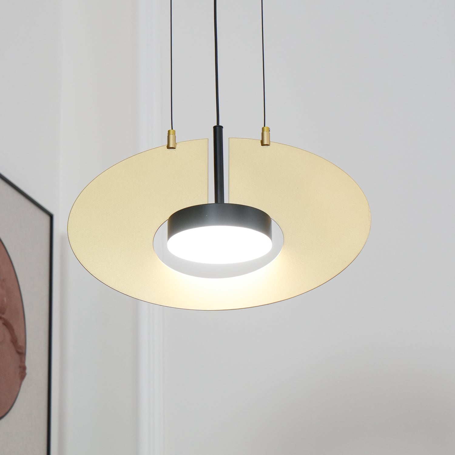 Sirixy Pendant Lamp Oval Ring Geometric-Neutral Decor
