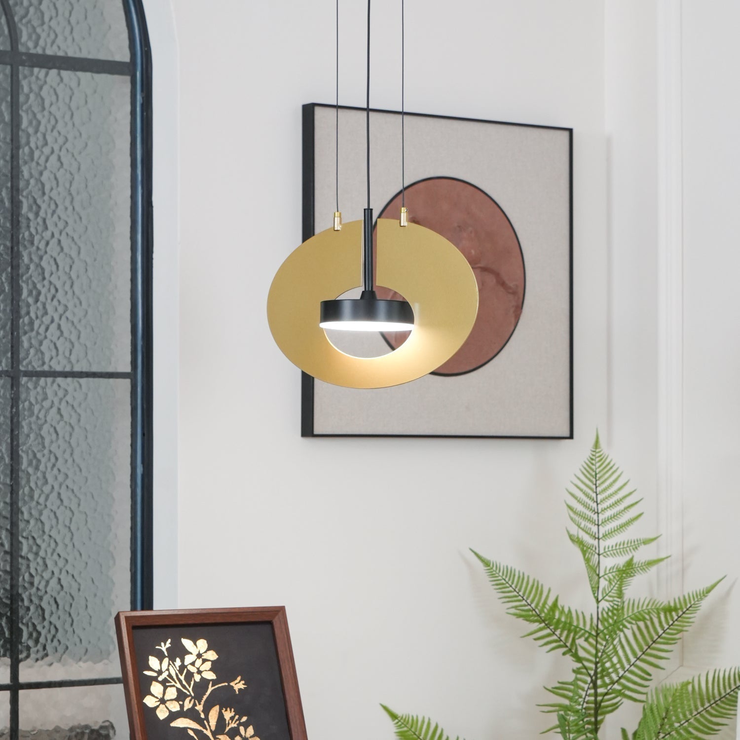 Sirixy Pendant Lamp Oval Ring Geometric-Neutral Decor