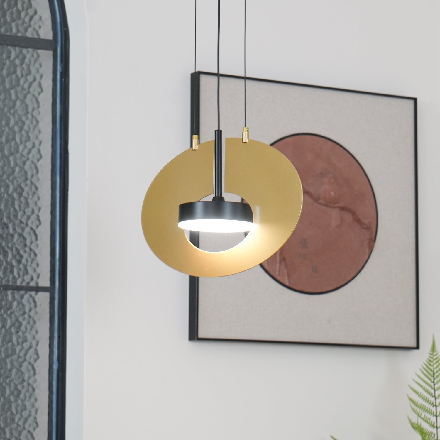 Sirixy Pendant Lamp Oval Ring Geometric-Neutral Decor