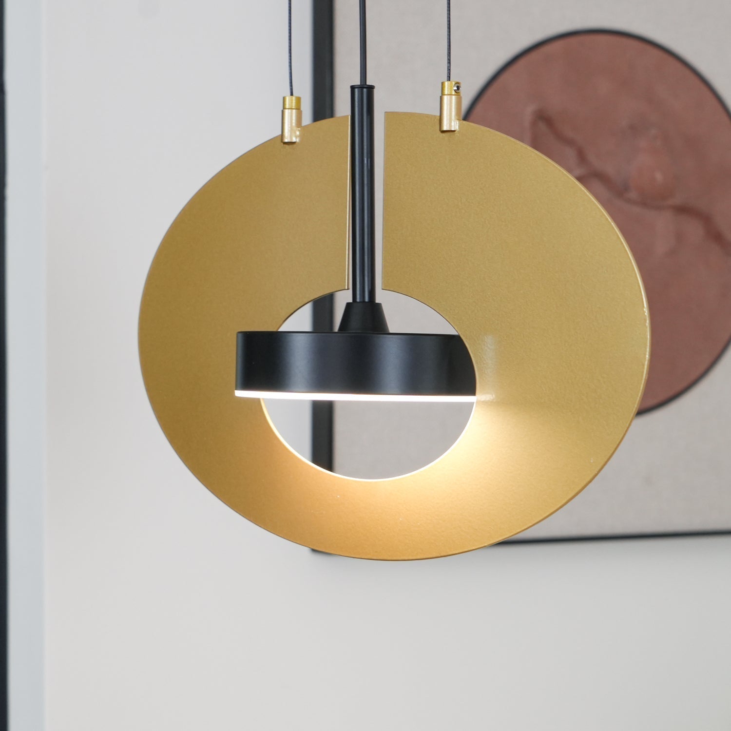 Sirixy Pendant Lamp Oval Ring Geometric-Neutral Decor