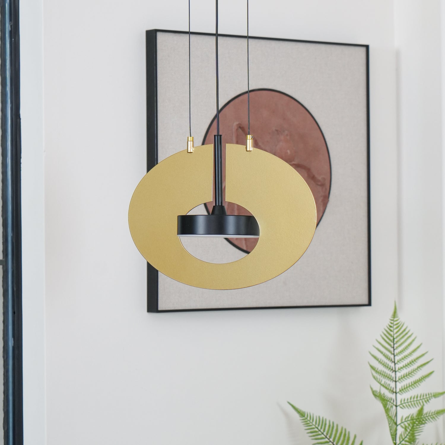 Sirixy Pendant Lamp Oval Ring Geometric-Neutral Decor