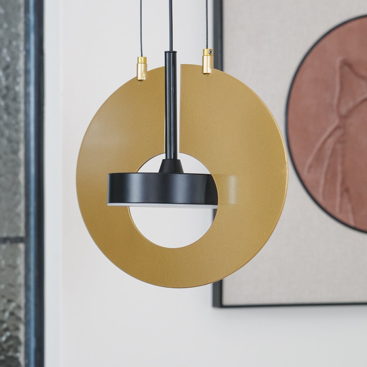 Sirixy Pendant Lamp Oval Ring Geometric-Neutral Decor