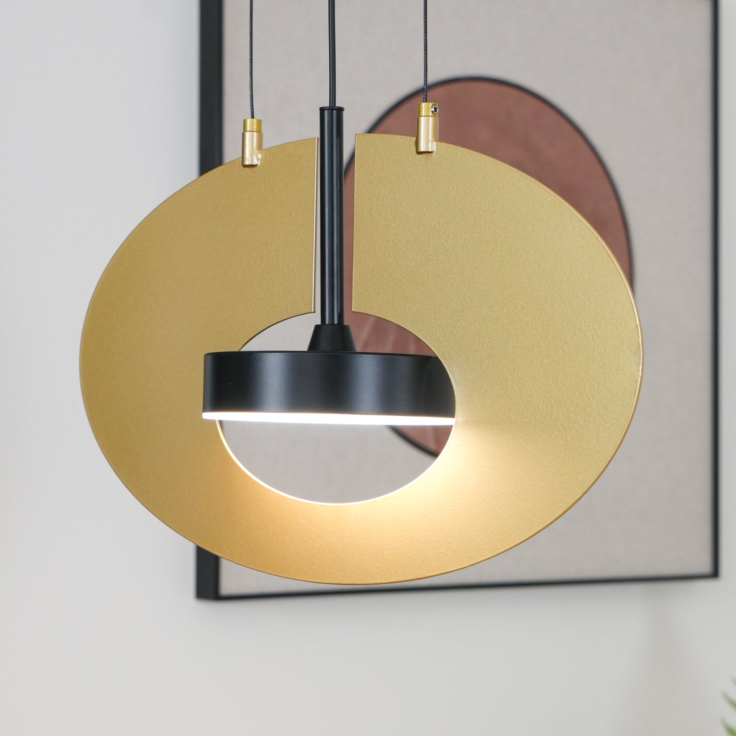 Sirixy Pendant Lamp Oval Ring Geometric-Neutral Decor