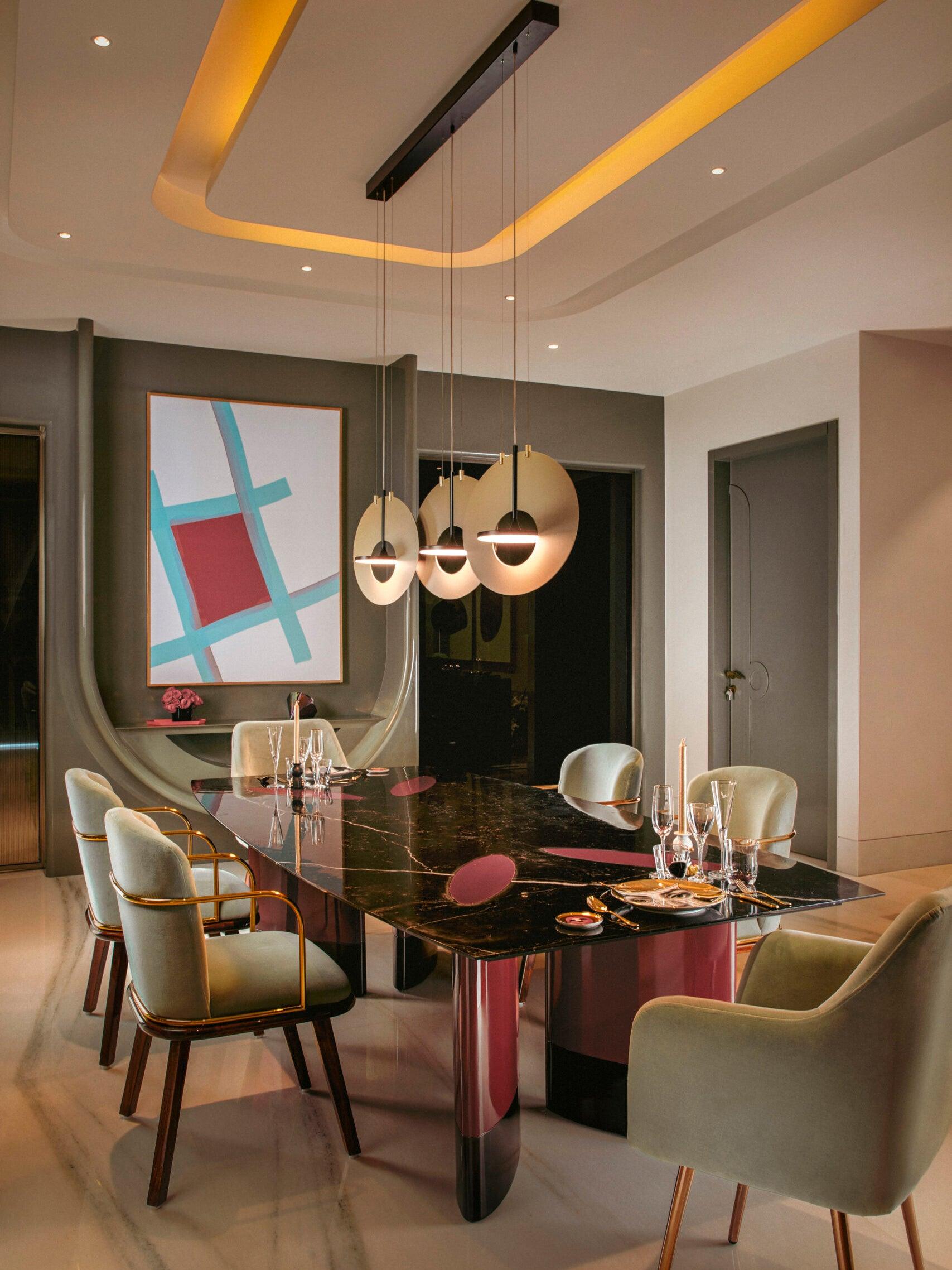 Sirixy Pendant Lamp Oval Ring Geometric-Neutral Decor