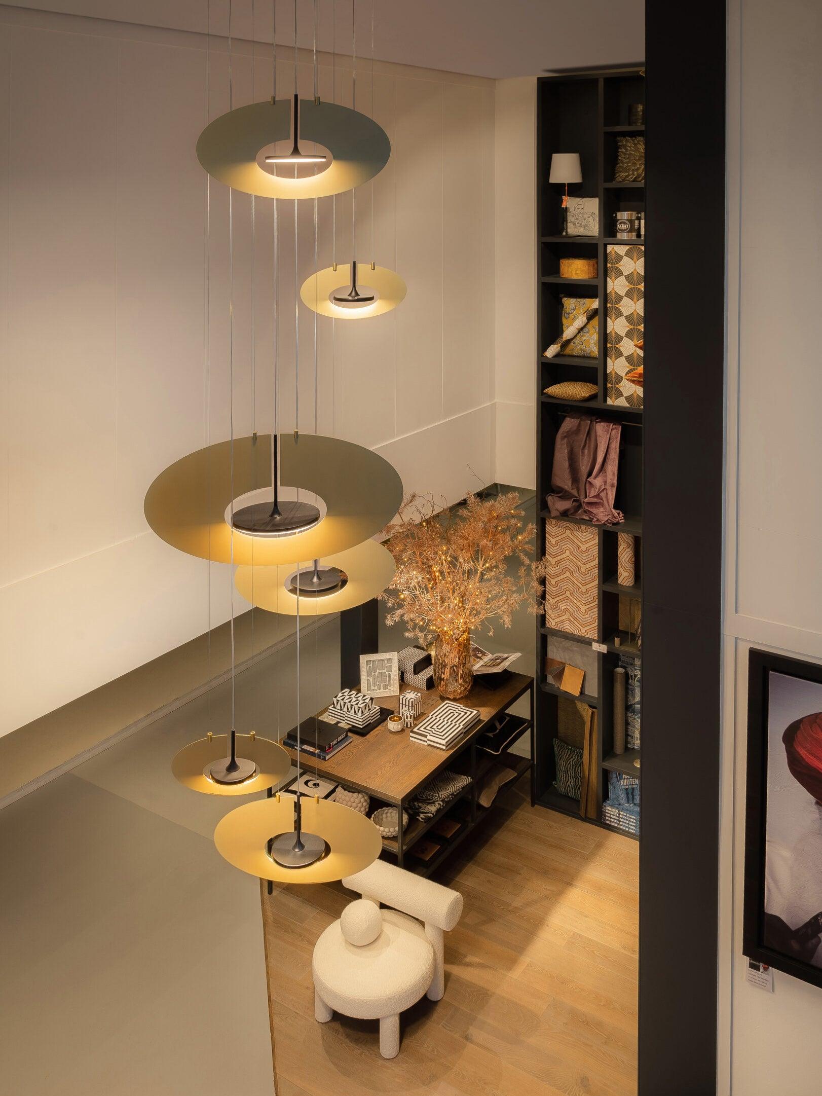 Sirixy Pendant Lamp Oval Ring Geometric-Neutral Decor