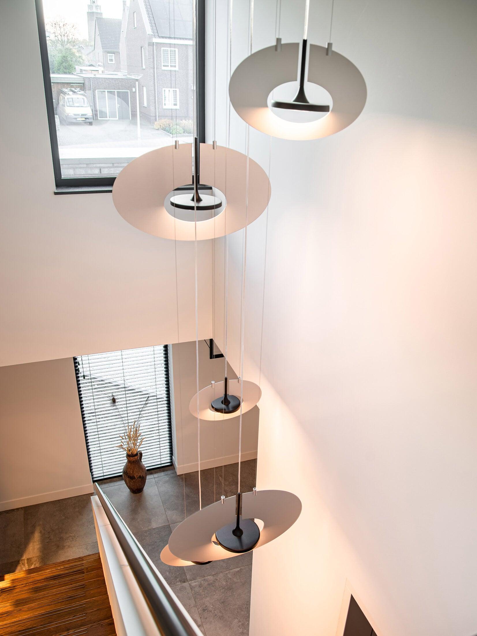 Sirixy Pendant Lamp Oval Ring Geometric-Neutral Decor