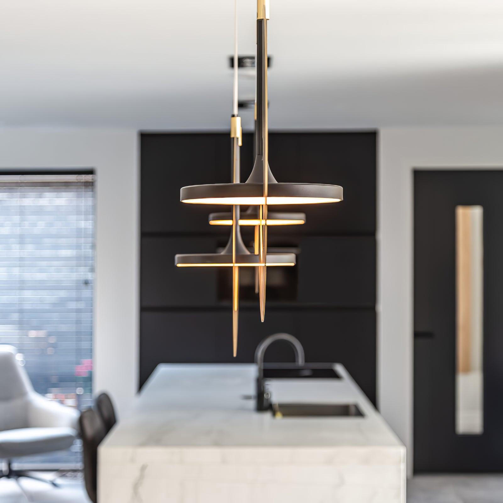 Sirixy Pendant Lamp Oval Ring Geometric-Neutral Decor