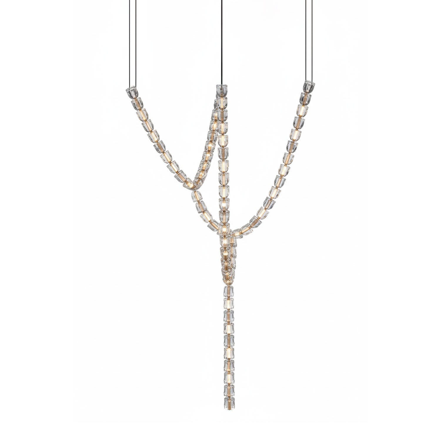 Gabriel Gold Chandelier-Neutral Decor
