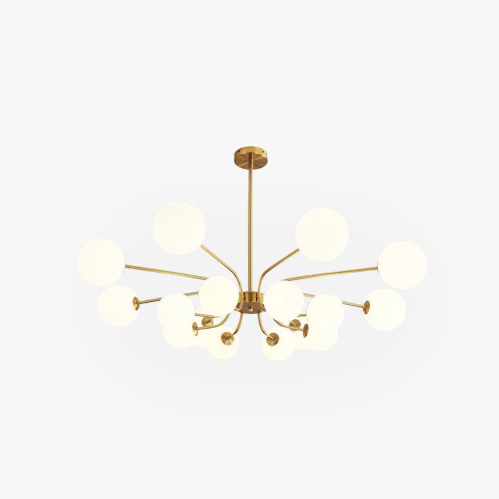 Valentina Modern LED Chandelier Chrome/Gold Living Room/Bedroom - Neutral Decor