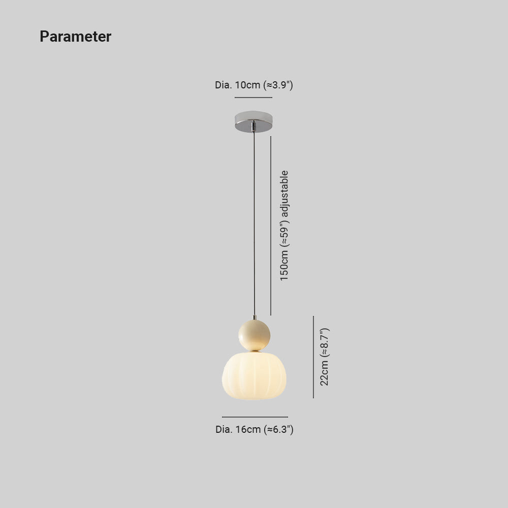 Valentina Modern LED Pendant Light Chrome Metal Dining Room/Bedroom - Neutral Decor