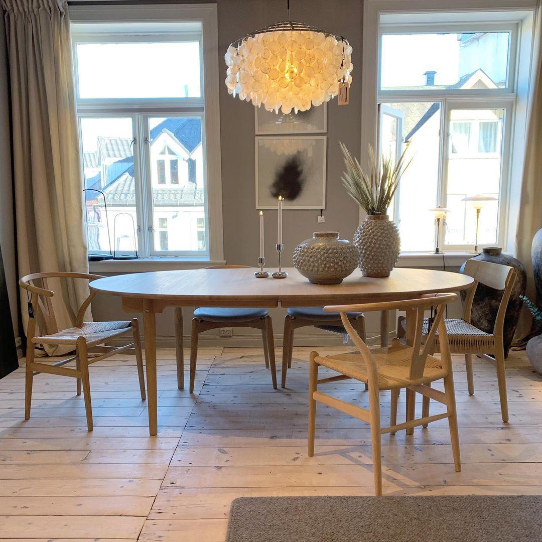 Rivena Pendant Lamp Round Shell Ring-Neutral Decor
