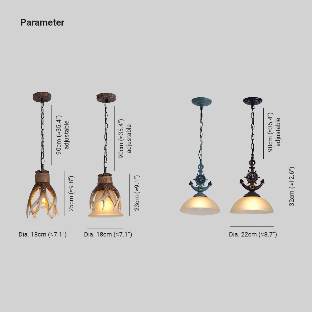 Silva LED Pendant Light Black Glass Bar/Dining Room/Living Room - Neutral Decor