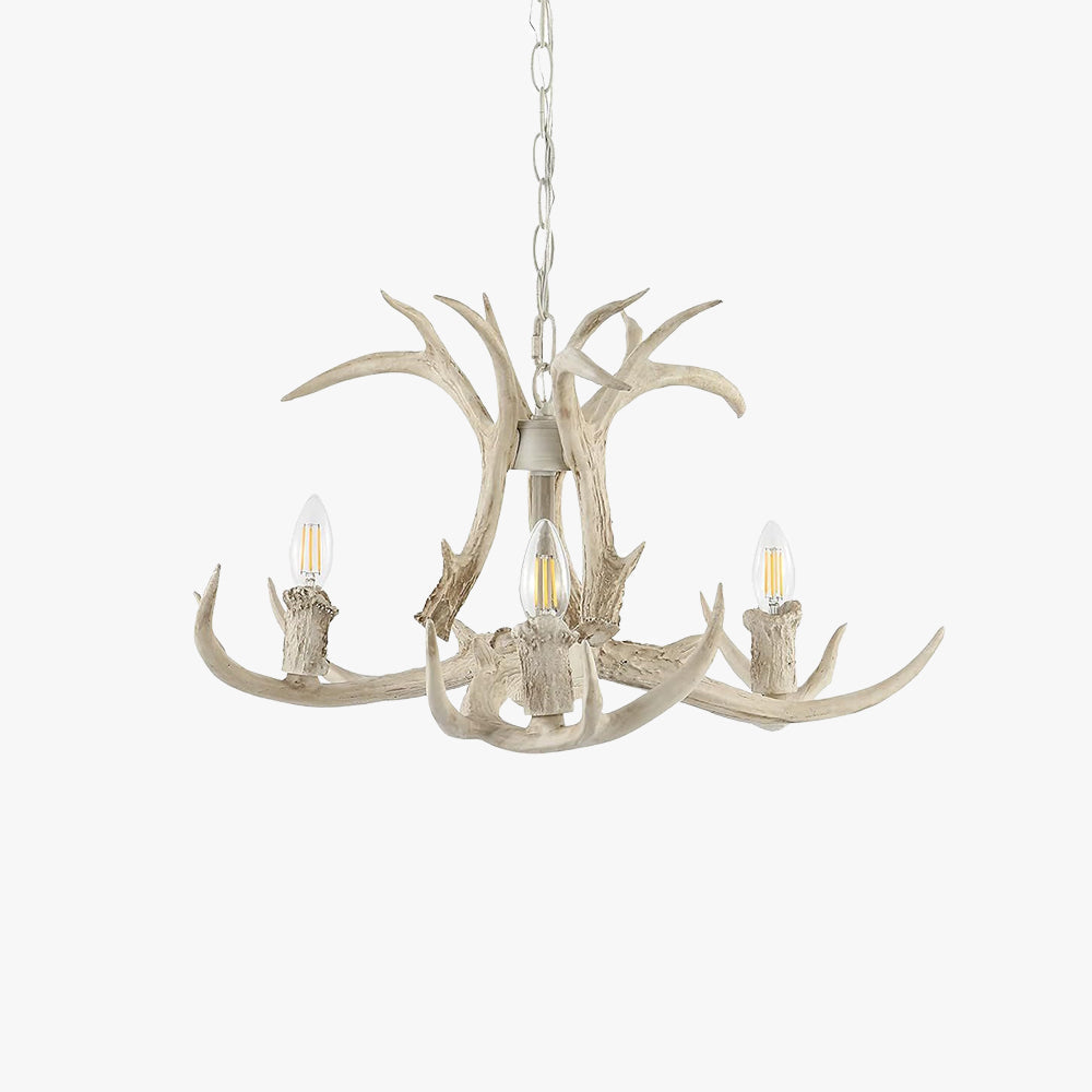 Silva Retro LED Pendant Light White Metal Resin Dining Room/Bedroom - Neutral Decor