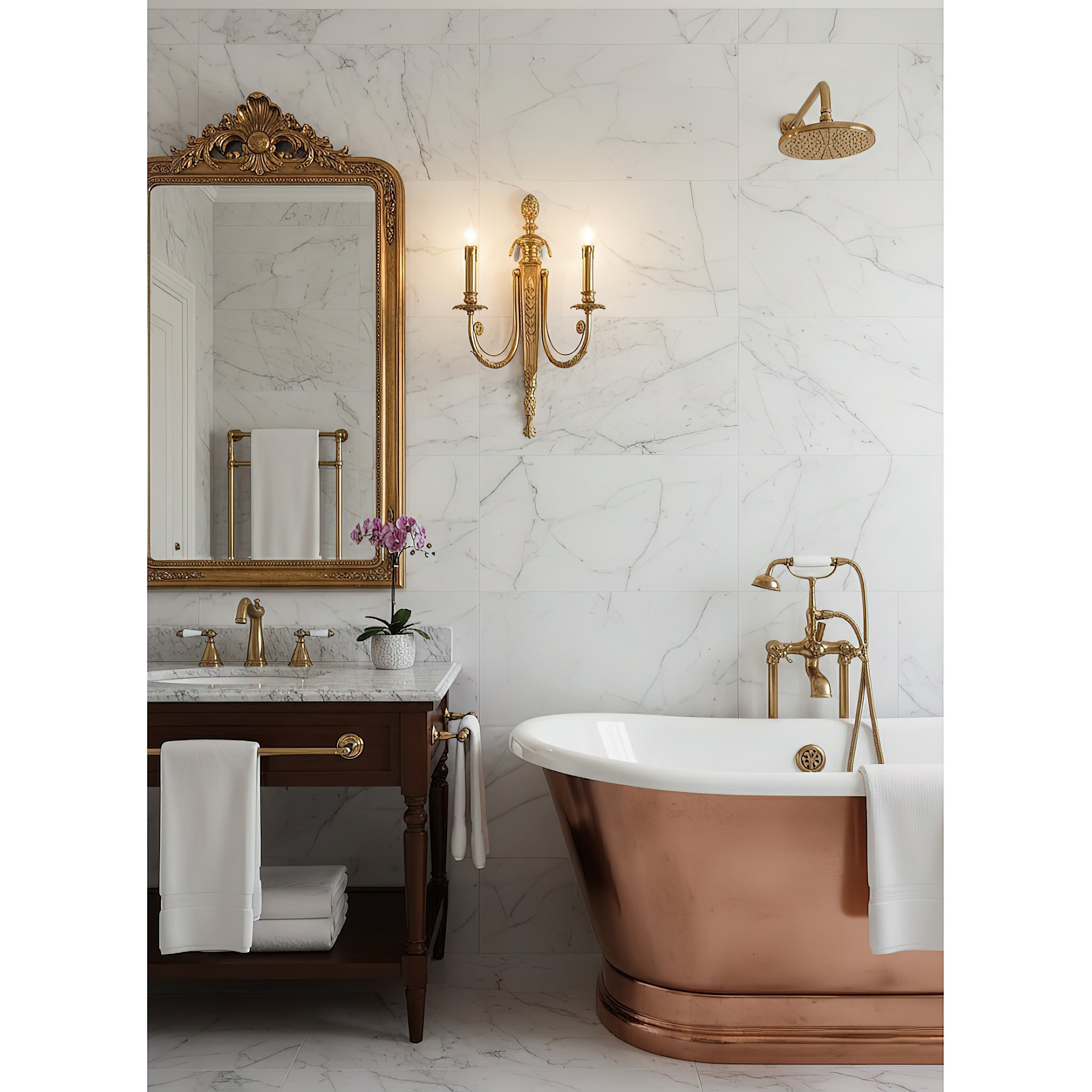 Detailed view of the solid cast brass body, showing its quality craftsmanship.