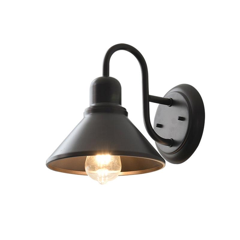 Sage Vintage Cone-shaped Ourdoor Wall Lamp-Neutral Decor