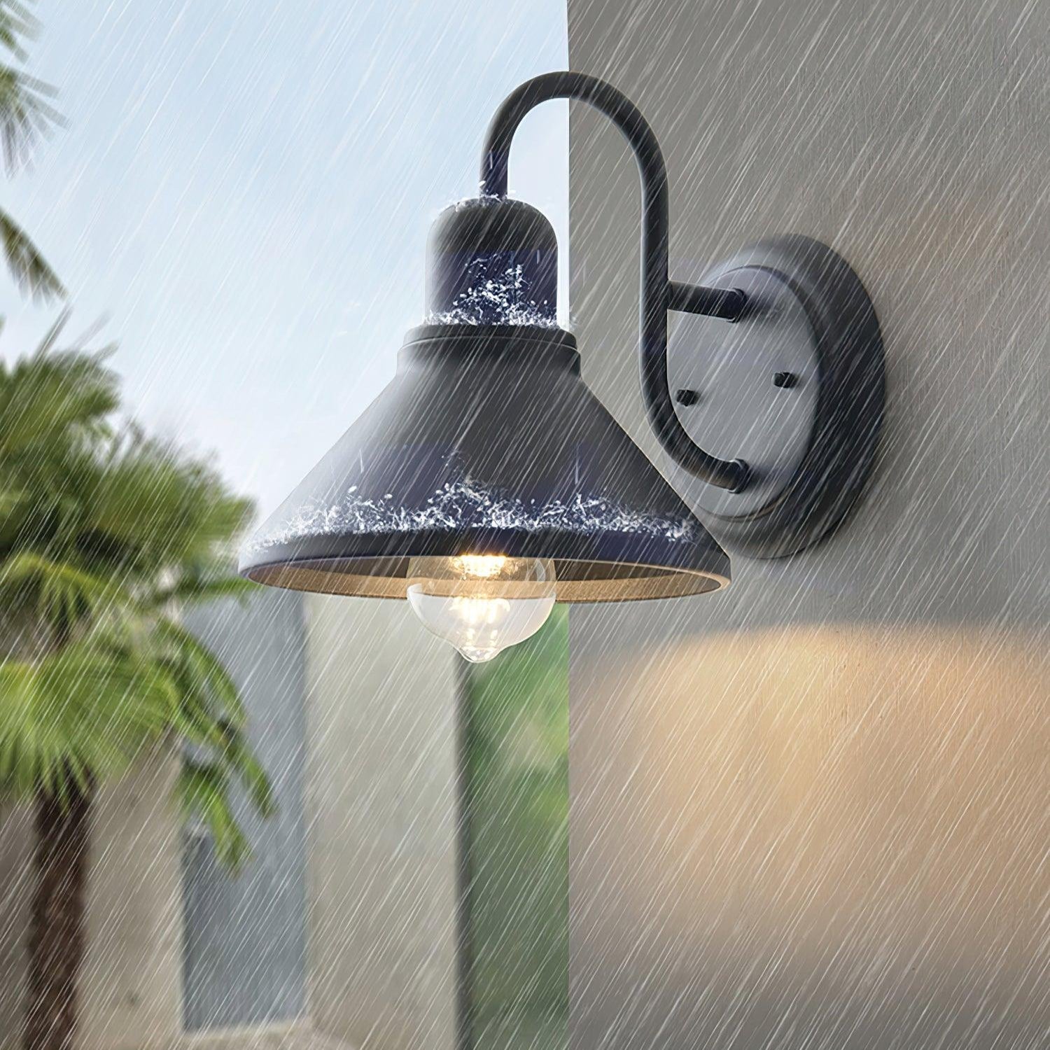 Elion Vintage Cone-shaped Ourdoor Wall Lamp-Neutral Decor