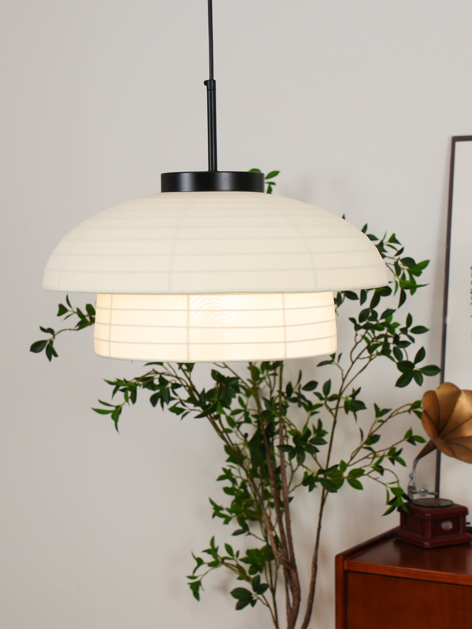 Zelvin Fabric Artistic Pendant Light-Neutral Decor
