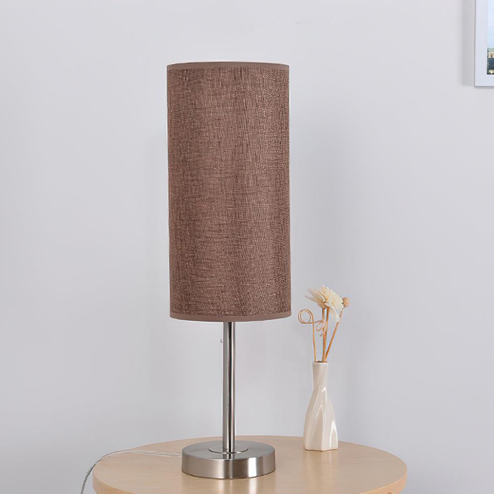 Brirel Fabric Minimalist Table Lamp-Neutral Decor