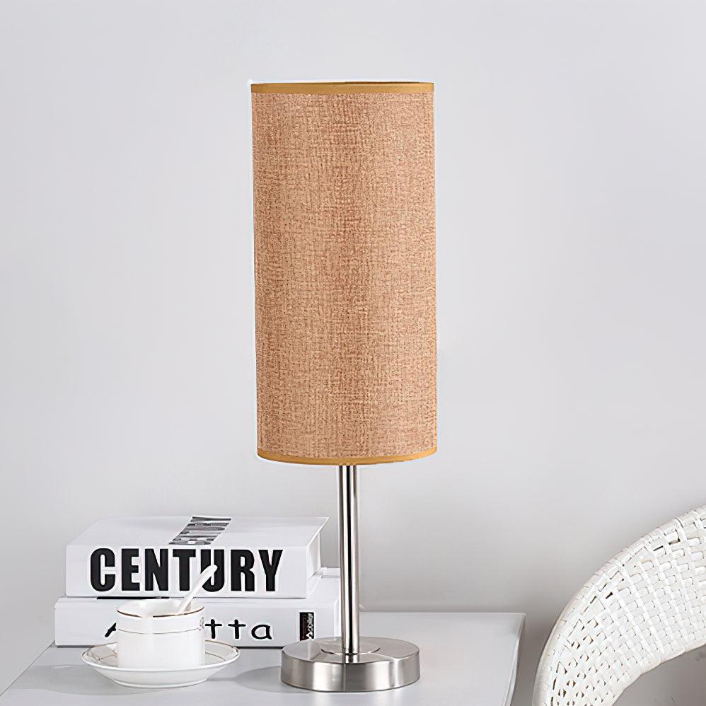 Brirel Fabric Minimalist Table Lamp-Neutral Decor