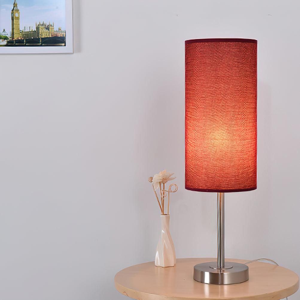 Brirel Fabric Minimalist Table Lamp-Neutral Decor