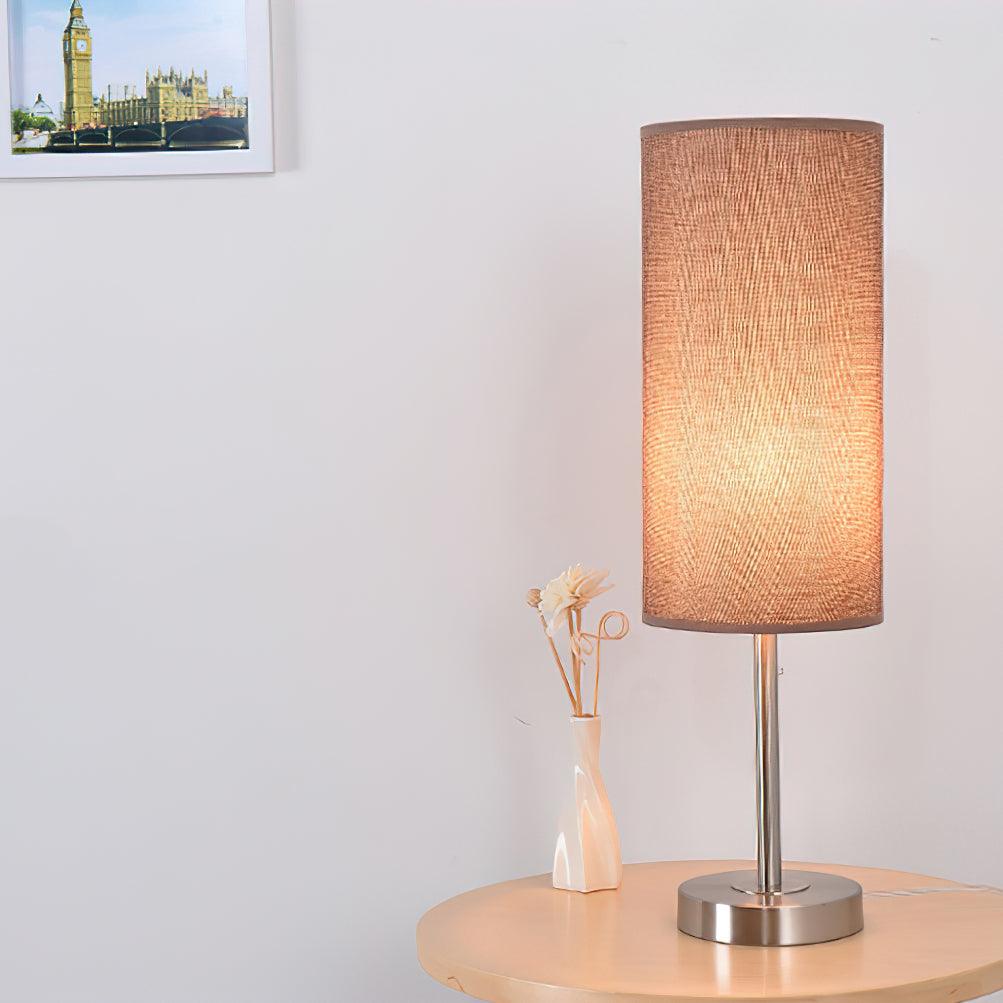 Brirel Fabric Minimalist Table Lamp-Neutral Decor