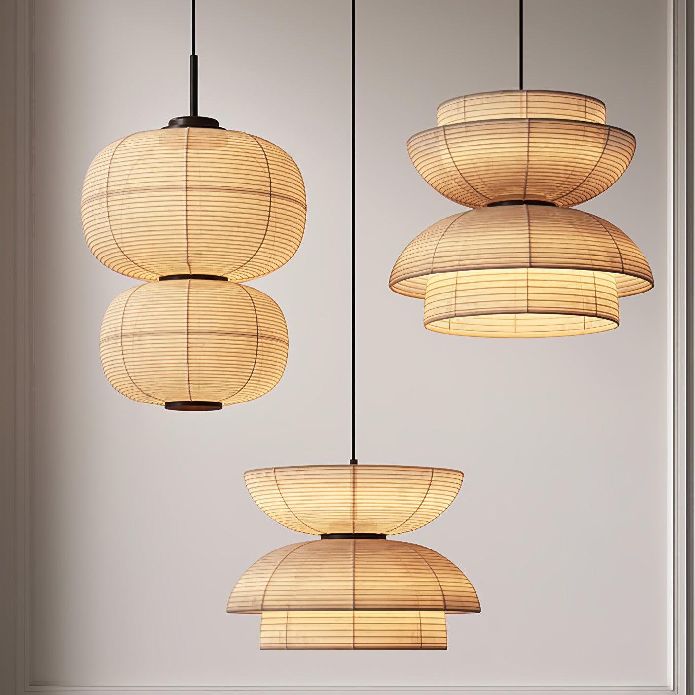 Zelvin Fabric Artistic Pendant Light-Neutral Decor